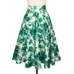 Trashy Diva Jade Watercolor Circle Skirt - Size 8 (like small)